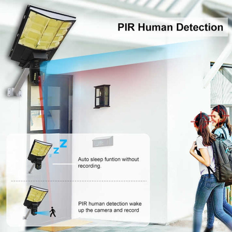 Solar Street Light with V380 4G WiFi 10X Dual-lens Monitoring HD Camera, No SD Card, 64GB SD Card, 128GB SD Card Solar Street Light with V380 4G WiFi 10X Dual-lens Monitoring HD Camera, No SD Card, 64GB SD Card, 128GB SD Card